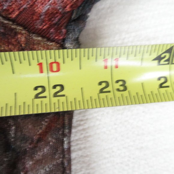 Bryn Walker Velvet Burnout Top Size M 3/4 Sleeve - Picture 7 of 10